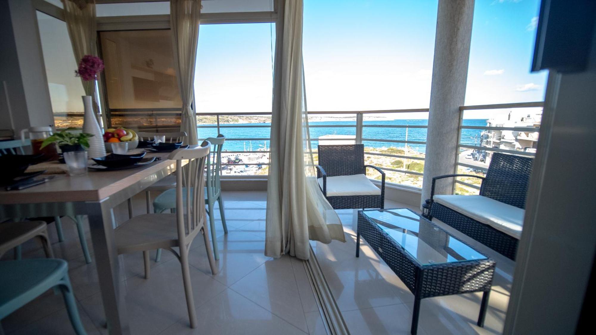 Mellieha Bay 3 Bedroom Apartment "Coastal Comfort" Kültér fotó